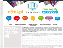 Tablet Screenshot of magazines.ettoi.pl